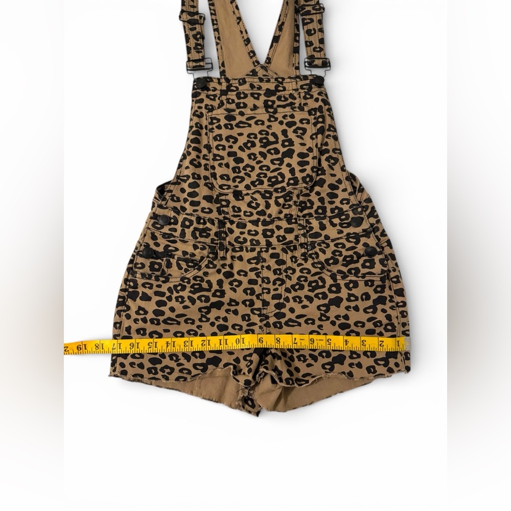 Fashion Nova Leopard Print Jumpsuit - Black and Tan - Picture 6 of 13